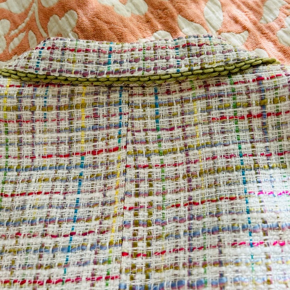 Vintage Henry Lee multi-colored tweed blazer! Size 14! - Picture 8 of 10